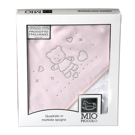 Baby Triangle Sponge Bathrobe with Rhinestones Mio Piccolo Sweet Baby Various Colors