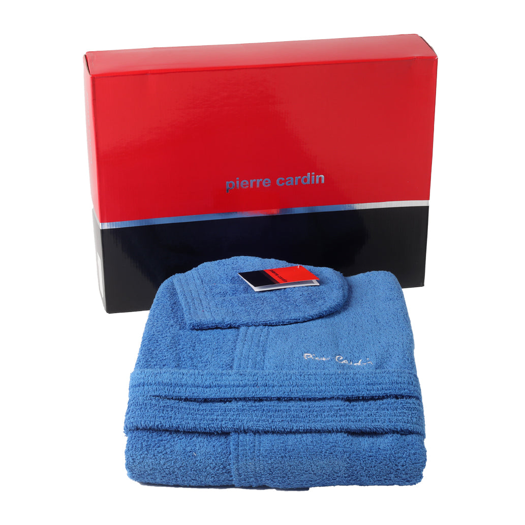 Accappatoio Spugna Uomo Donna Pierre Cardin Basic Tinta Unita Varie Taglie e Colori