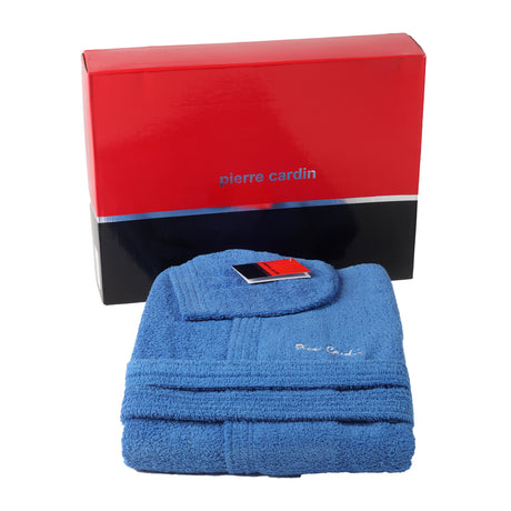 Accappatoio Spugna Uomo Donna Pierre Cardin Basic Tinta Unita Varie Taglie e Colori
