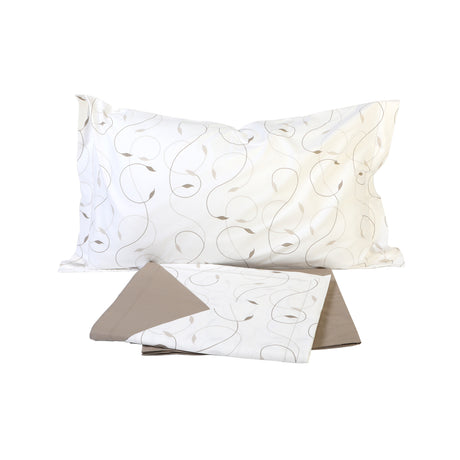 Botticelli Home Ivy Double Patterned Sheet Set with 4 Pillowcases (Various Colours)