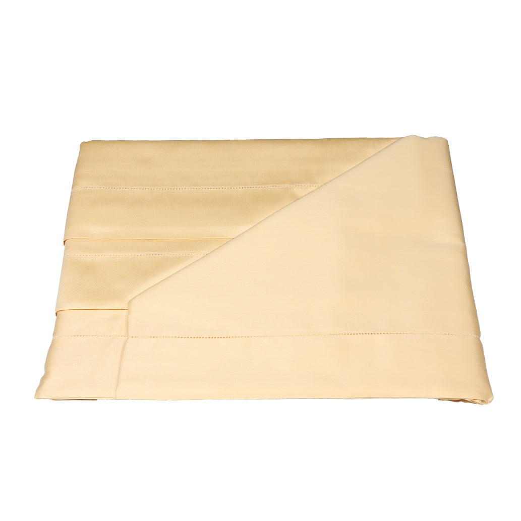 Double Sheet Set in Major Satin with Hemstitch Botticelli Home Alberta Various Colours