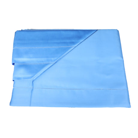 Double Sheet Set in Major Satin with Hemstitch Botticelli Home Alberta Various Colours