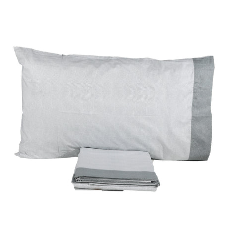 Gabel Chromo Double Bed Set in Pure Cotton Various Colors