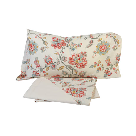 Pierre Cardin India Double Bed Set with 4 Pillowcases (Various Colours)