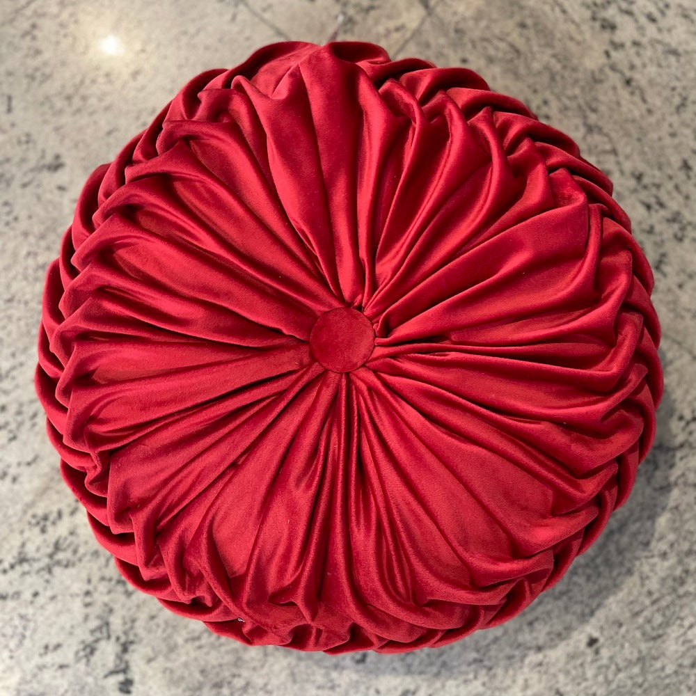 Ruocco Home Giosy Round Velvet Furnishing Cushion