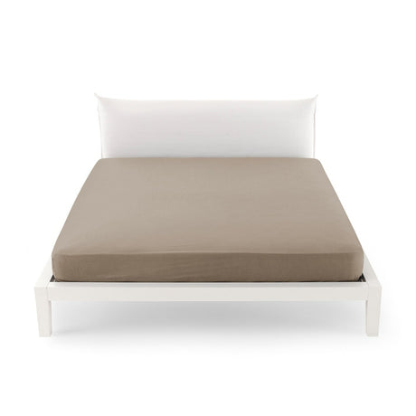 Pierre Cardin Basic Doppel-Spannbetttuch, einfarbig, verschiedene Farben