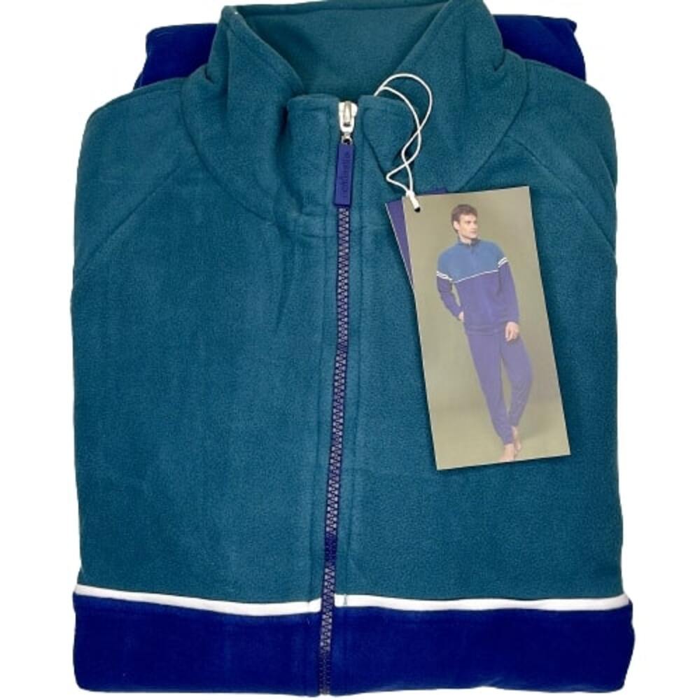 Noidìnotte 2572 Men's Microfleece Tracksuit Pajamas