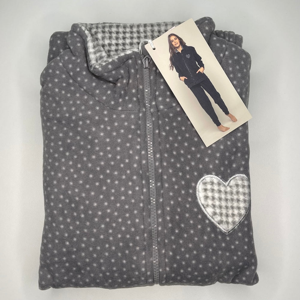 Noidìnotte Amour Microfleece Damen-Pyjama, verschiedene Farben