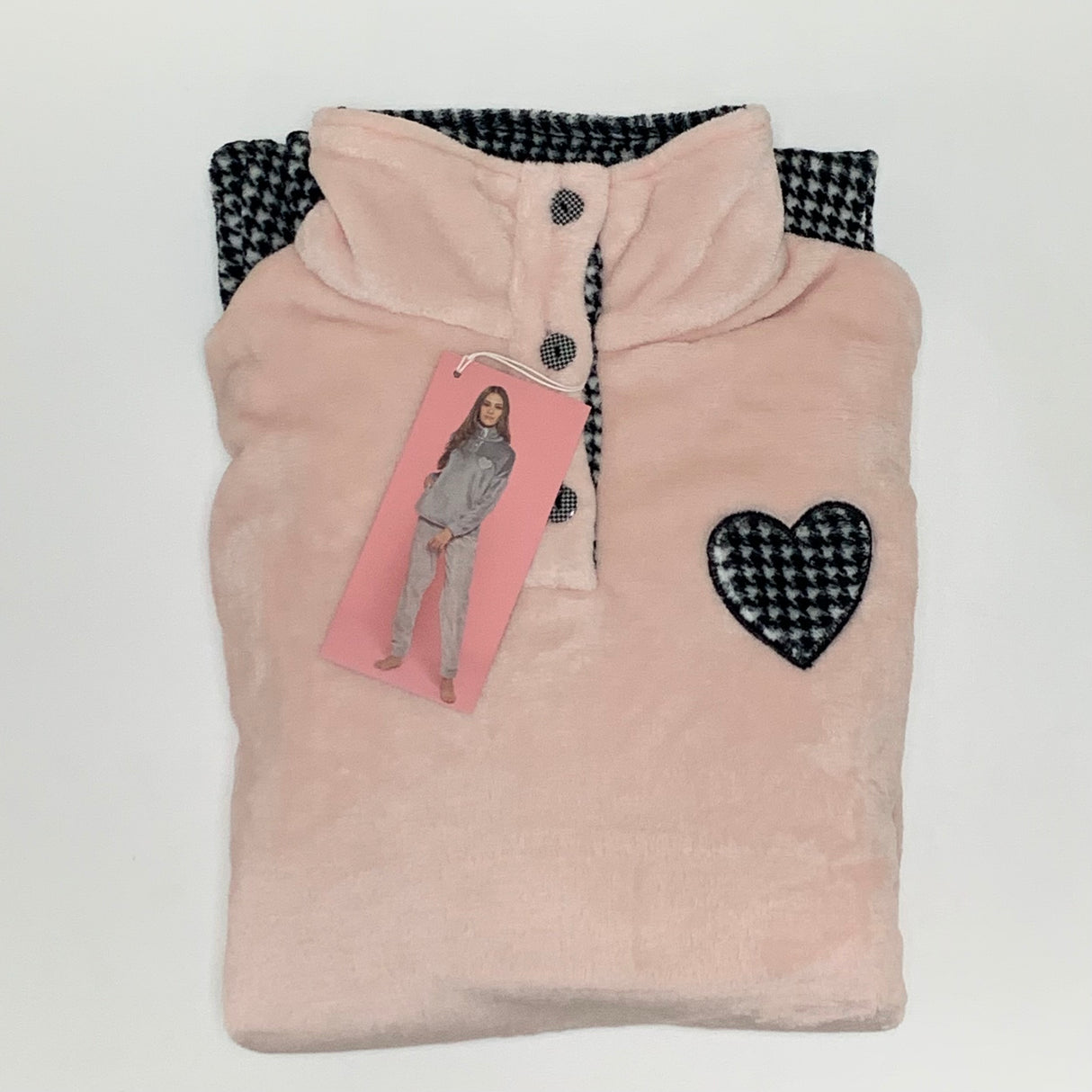 Pigiama Donna Noidìnotte Chiara Coral Fleece Vari Colori