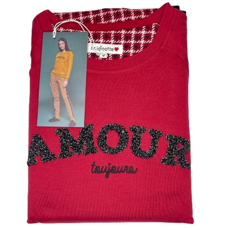 Pigiama Donna in Cotone Felpato Noidìnotte 7926