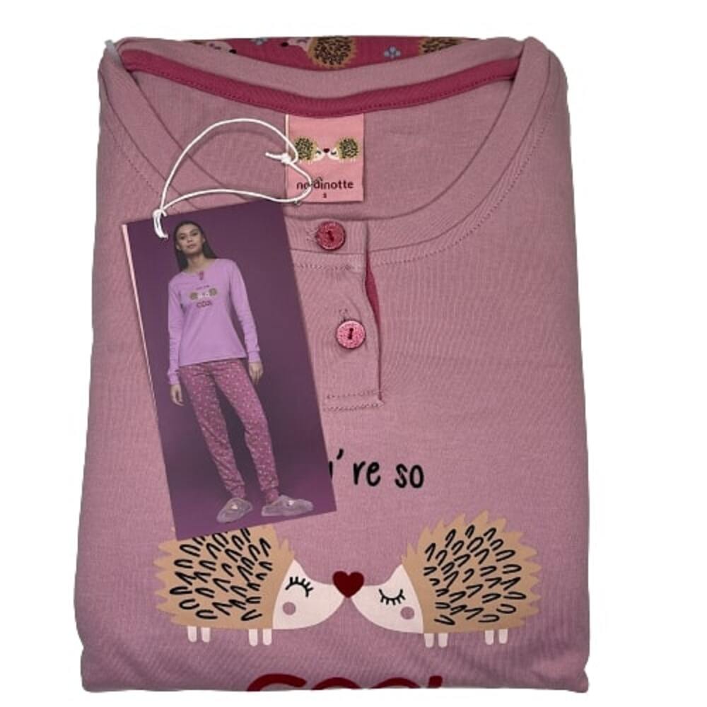 Pigiama Donna in Caldo Cotone Noidìnotte 7876