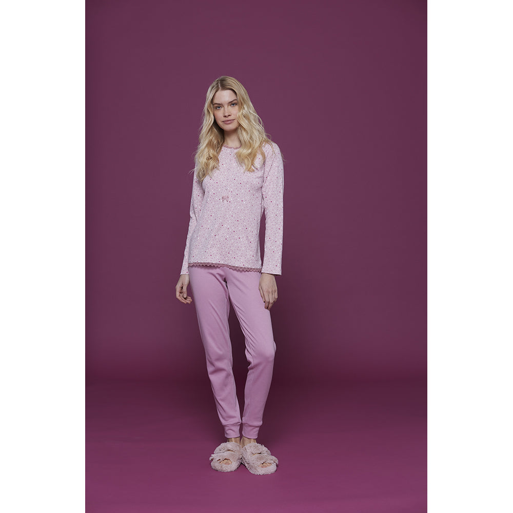 Pigiama Donna in Caldo Cotone Noidìnotte 7889