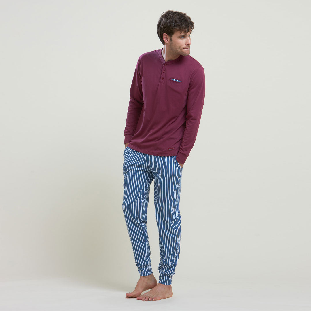 Pigiama Uomo Noidìnotte Ted Micropile Vari Colori