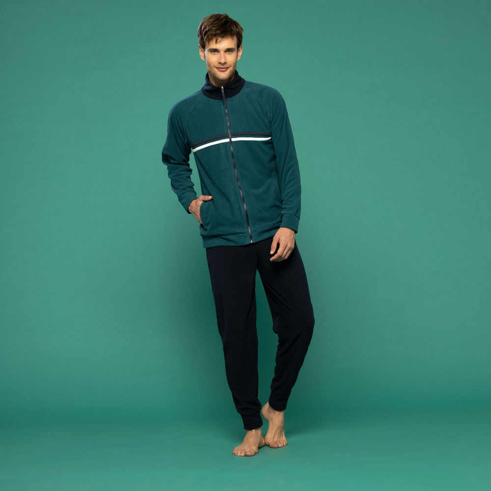 NoidìNotte Nubi Open Microfleece Men's Pajamas