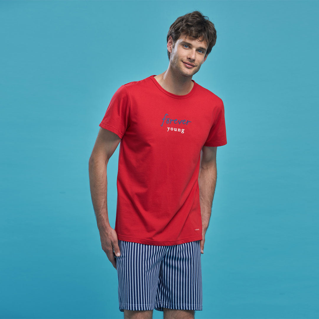 Pigiama Uomo Noidìnotte Forever Young Cotone Vari Colori