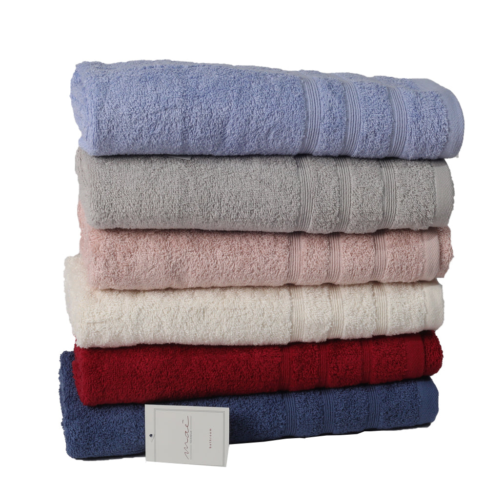 Set Asciugamani Spugna Maè by Via Roma, 60 Ambient 420gr Viso + Ospite (Vari Colori)