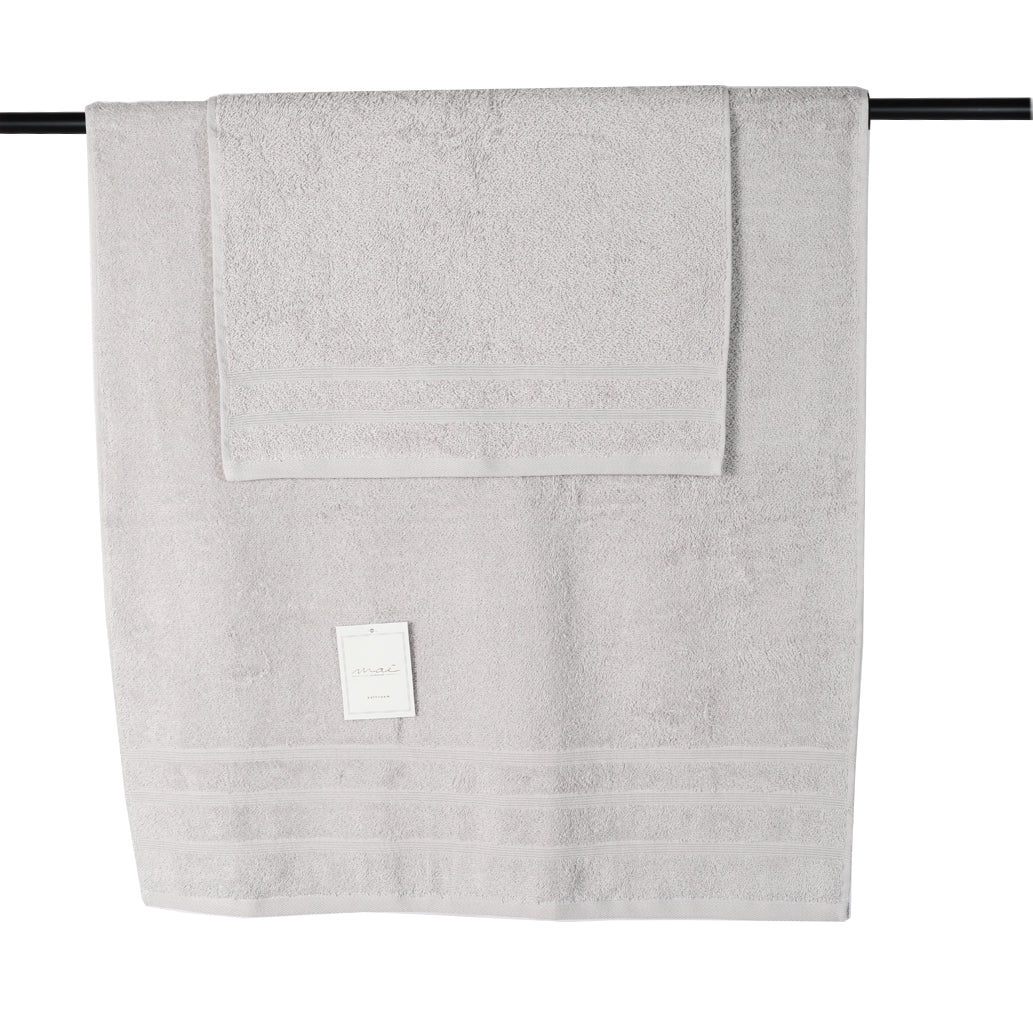 Set Asciugamani Spugna Maè by Via Roma, 60 Ambient 420gr Viso + Ospite (Vari Colori)
