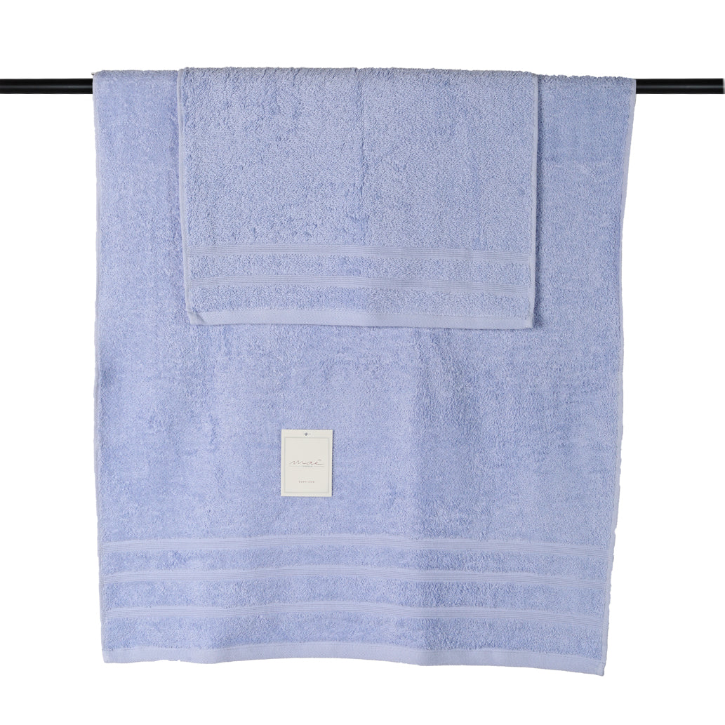 Set Asciugamani Spugna Maè by Via Roma, 60 Ambient 420gr Viso + Ospite (Vari Colori)