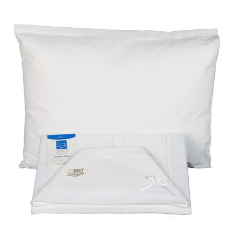 Cot Sheet Set Pram to be Embroidered Mio Piccolo Piquet Various Colors