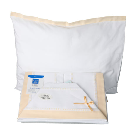 Set Lenzuolino per Culla Lettino da Ricamare Mio Piccolo Piquet Vari Colori