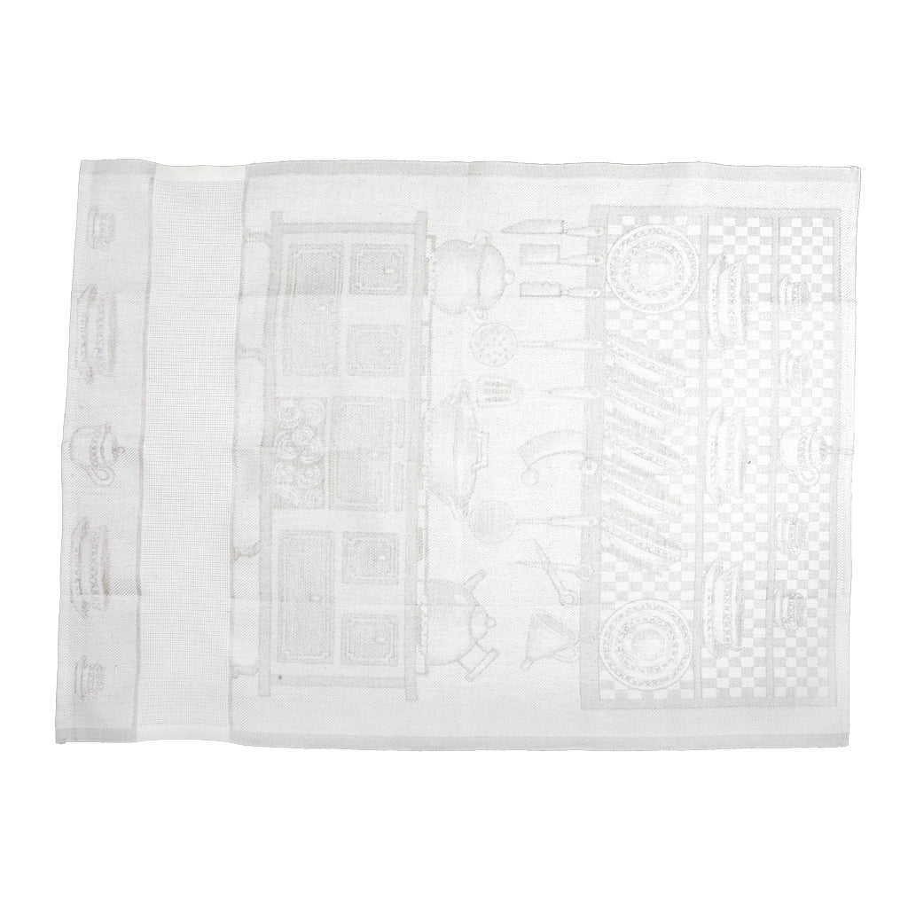 Kitchen Towel to be embroidered Artistic Fabric Umbrian Camilla 50x70 cm Linen Blend Various Colors