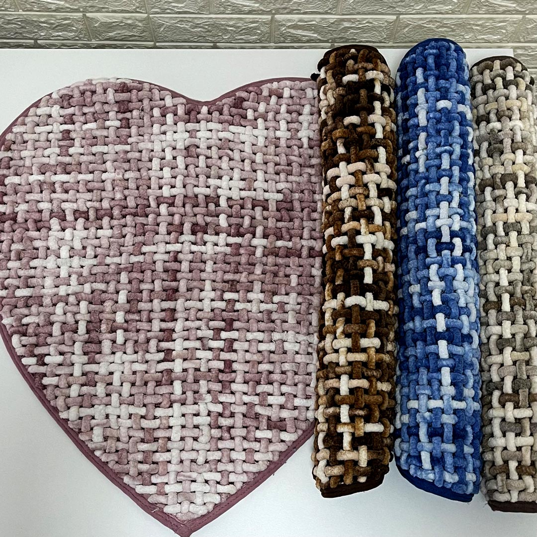 Ruocco Home HeartShaped Bathroom Rug Ruocco Store