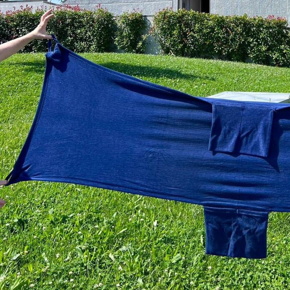 Strandtuch fürs Bett aus Mikroschwamm mit Gummizug Ruocco Home 70x190 cm