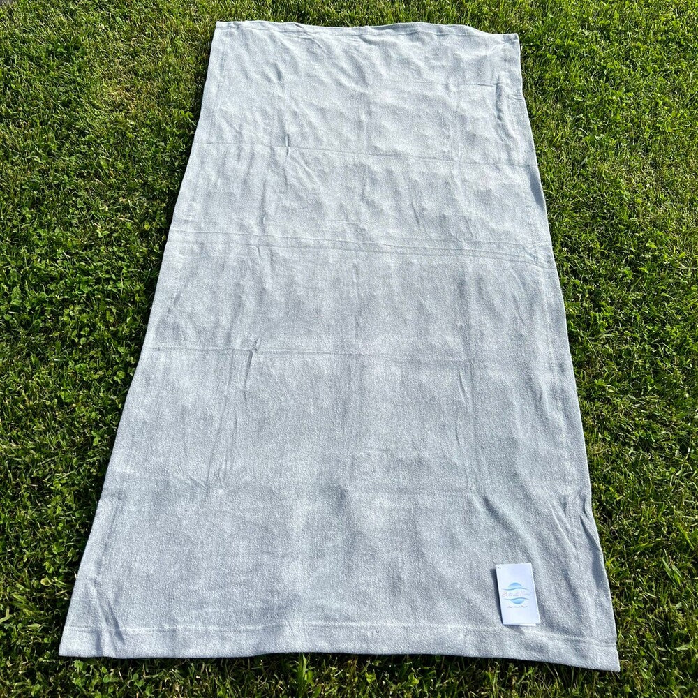 Strandtuch fürs Bett aus Mikroschwamm mit Gummizug Ruocco Home 70x190 cm