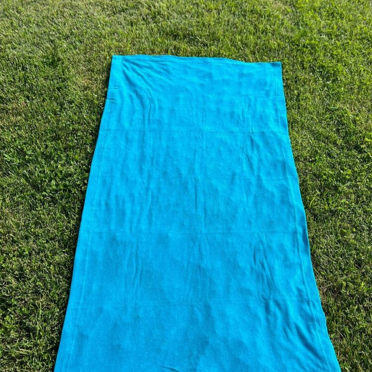 Strandtuch fürs Bett aus Mikroschwamm mit Gummizug Ruocco Home 70x190 cm