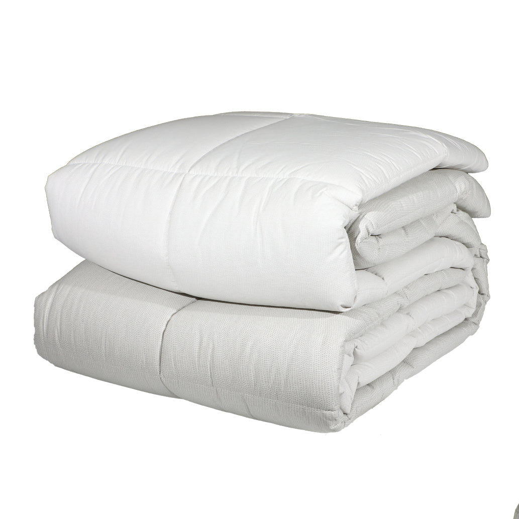 Gabel Chromo Doppelsteppdecke aus reiner Baumwolle, 260 x 260 cm, doppelseitig, verschiedene Farben