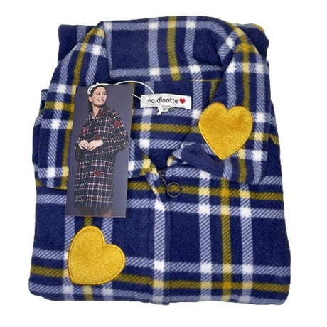 Women's Microfleece Dressing Gown with Zipper Noidìnotte 2475