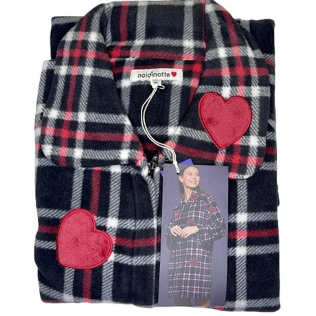 Women's Microfleece Dressing Gown with Zipper Noidìnotte 2475