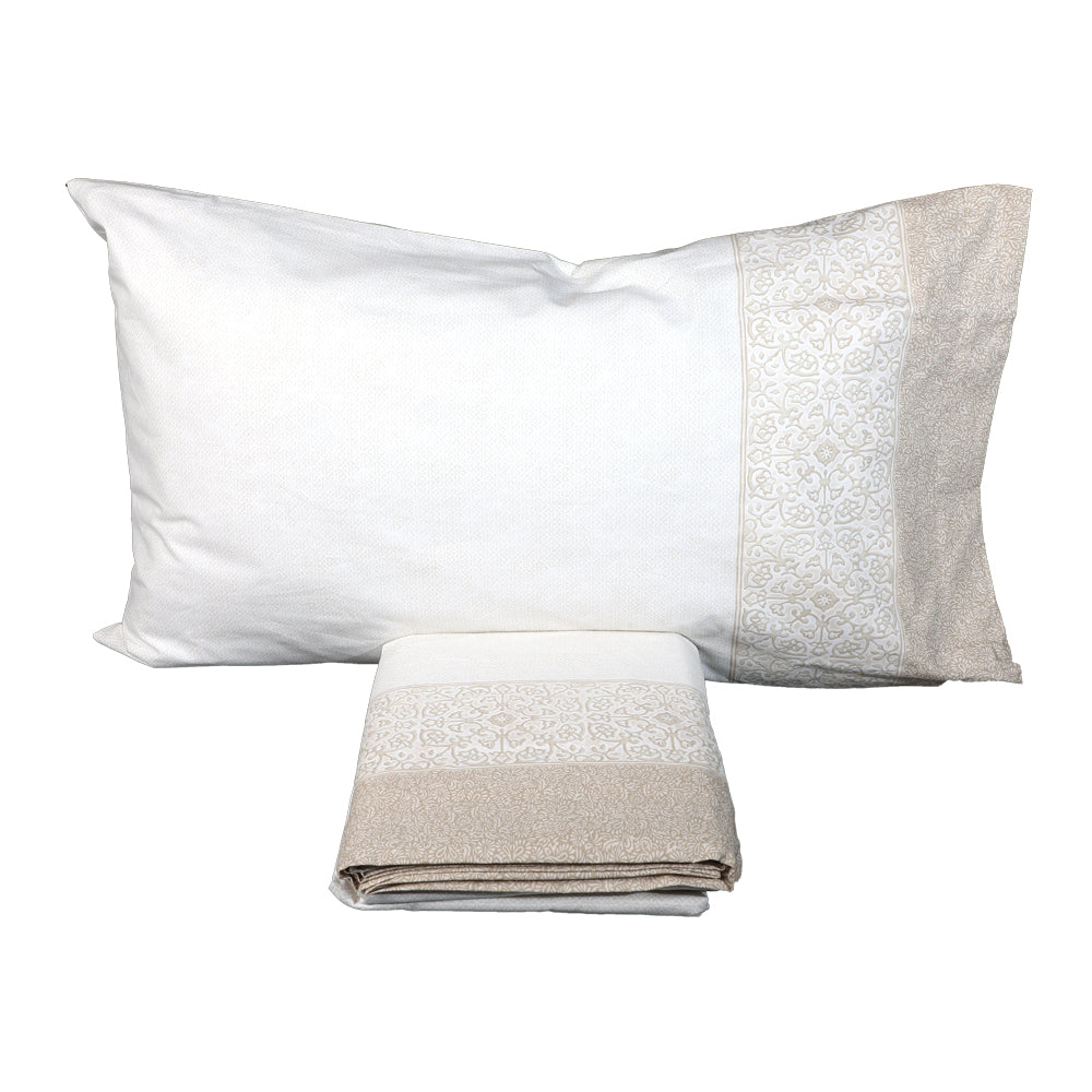 Complete double bed with 4 pillowcases Maè By Via Roma, 60 Minerva