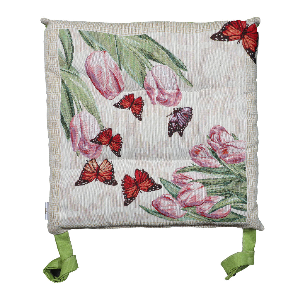Chair cushion with laces Emily Home Holland 40x40 cm