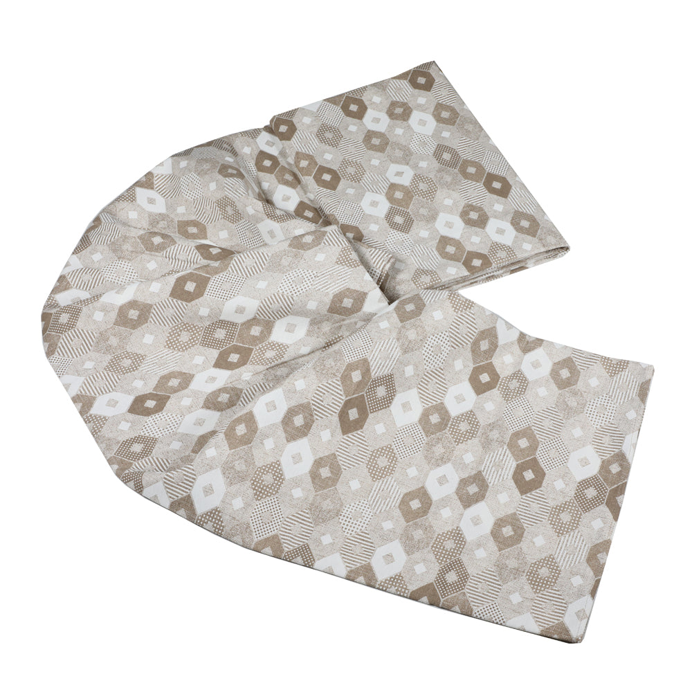 Granfoulard Copritutto 250x280 Simmetrie Tortora  Botticelli Home