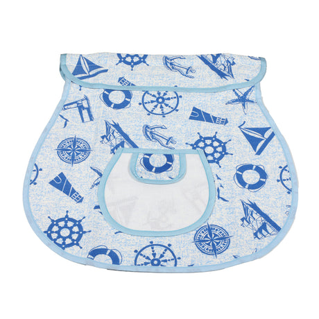 Bread bin with pocket in Aida fabric Faro Botticelli Home