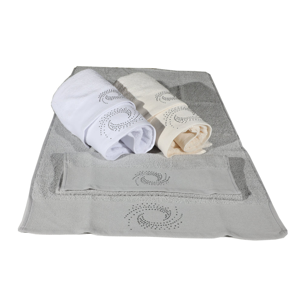 Terry Towel Set 3+3 - 100% Cotton Botticelli Home Pinw Assorted B