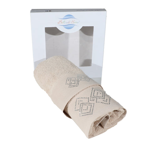 Set Asciugamani Spugna 1+1 - Cotone 100% Botticelli Home Diamonds