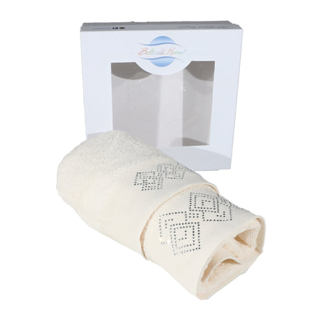Set Asciugamani Spugna 1+1 - Cotone 100% Botticelli Home Diamonds