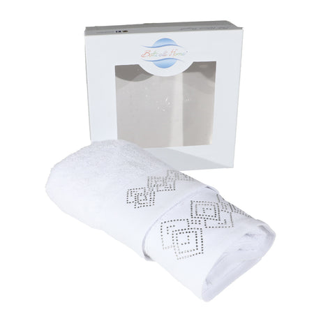 Set Asciugamani Spugna 1+1 - Cotone 100% Botticelli Home Diamonds