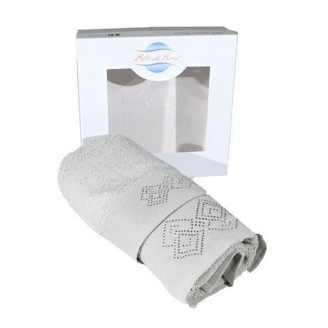 Set Asciugamani Spugna 1+1 - Cotone 100% Botticelli Home Diamonds