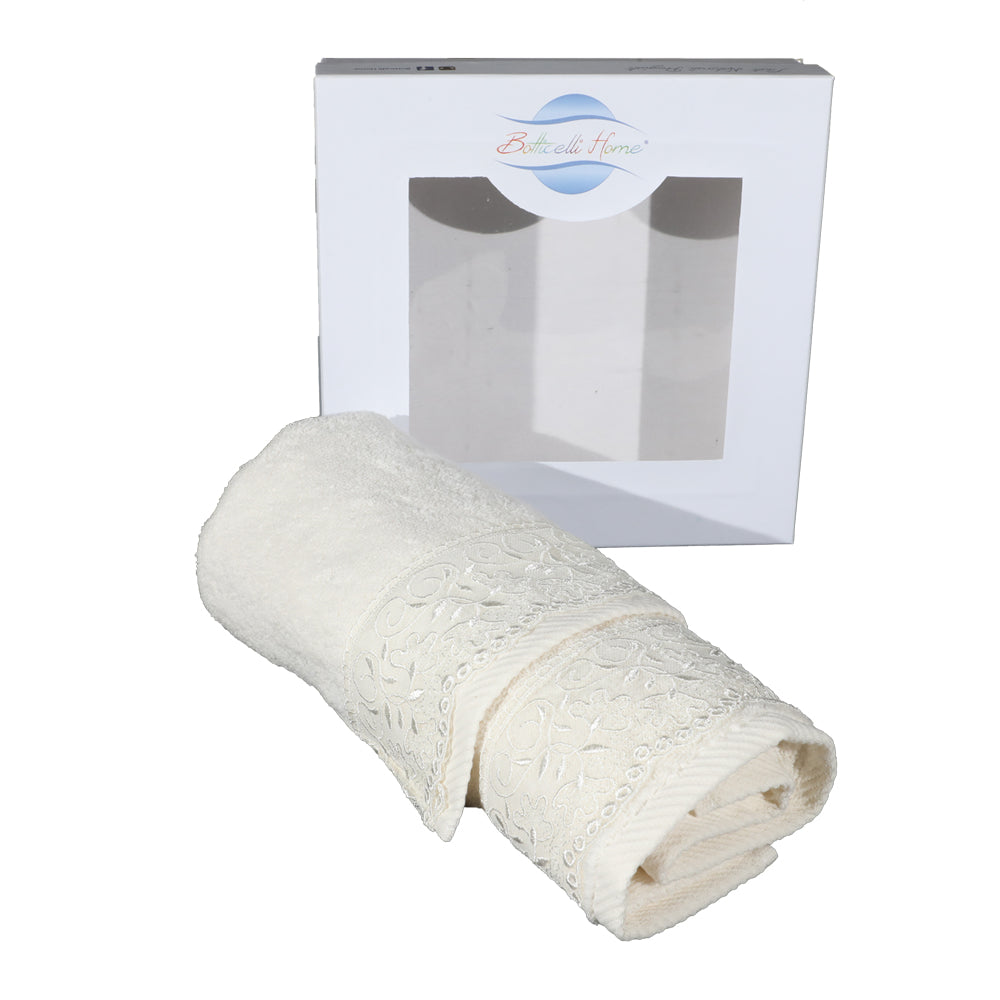Set Asciugamani Spugna 1+1 - Cotone 100% Botticelli Home Sabrina