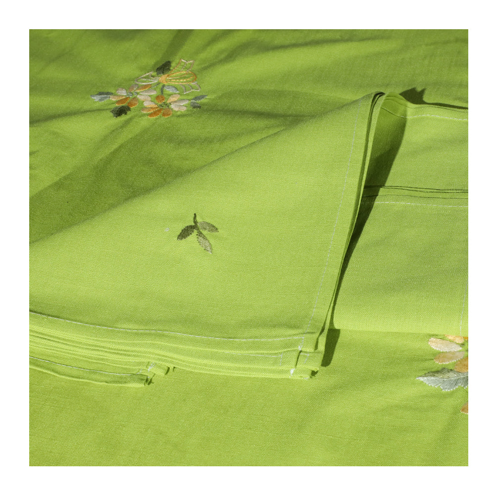 Tablecloth and napkins refill. handmade Bouquet Botticelli Home - 6 places 105x180cm