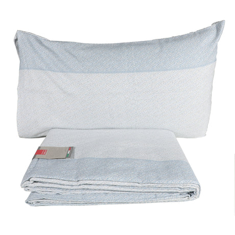 Imberti Koriander-Flanell-Doppelbettlaken-Set – verschiedene Farben