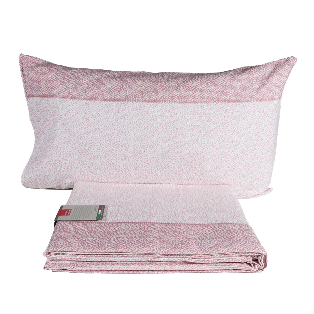 Completo Lenzuola Matrimoniale Flanella Coriandolo Imberti - Vari Colori
