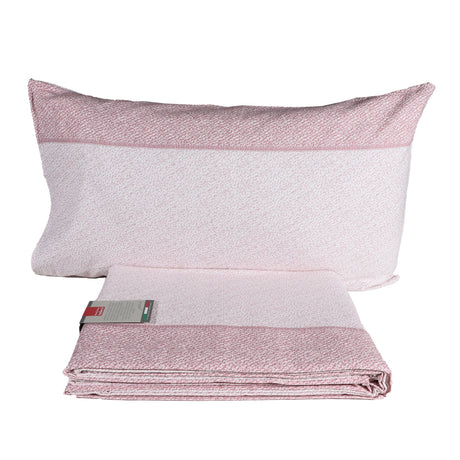Imberti Koriander-Flanell-Doppelbettlaken-Set – verschiedene Farben