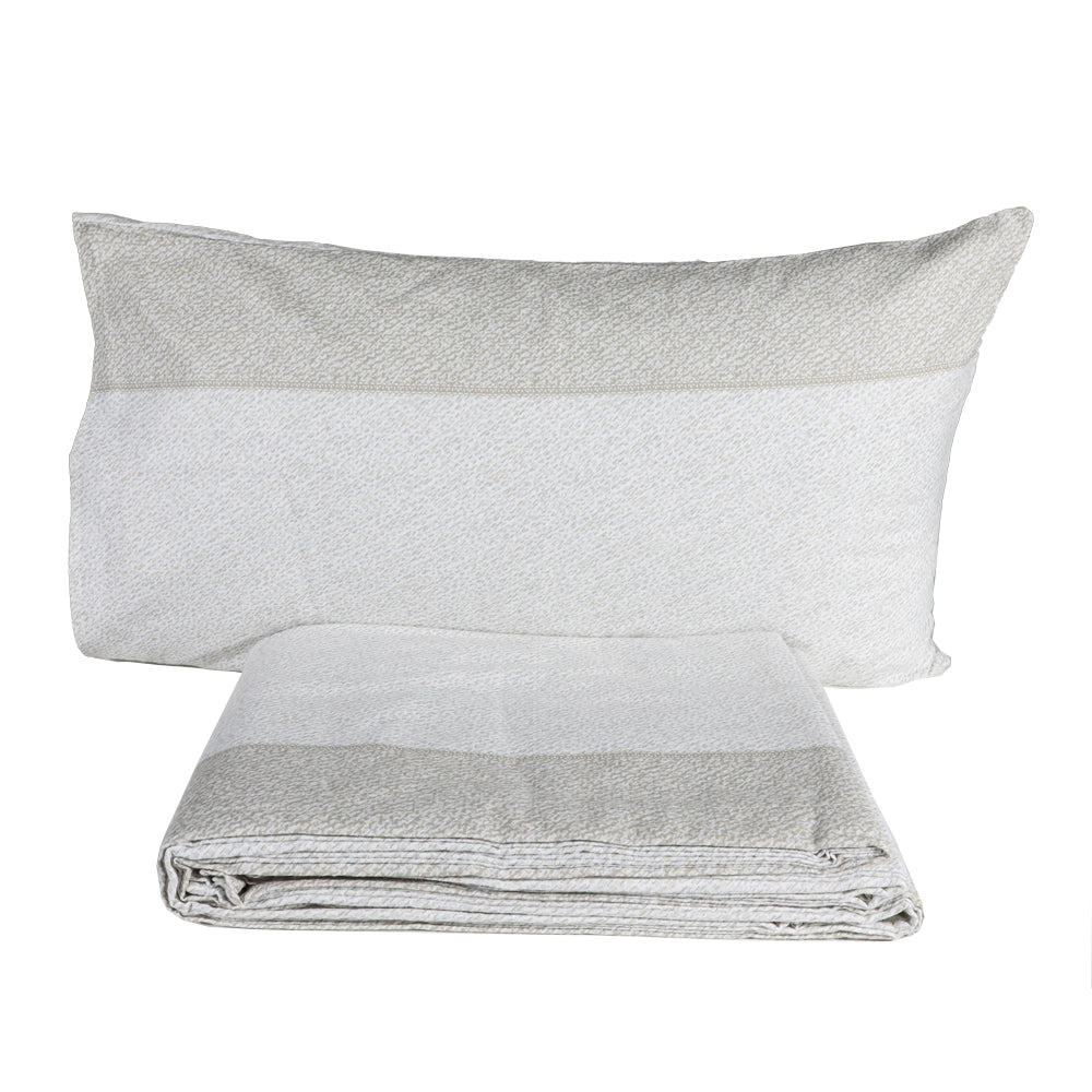 Completo Lenzuola Matrimoniale Flanella Coriandolo Imberti - Vari Colori