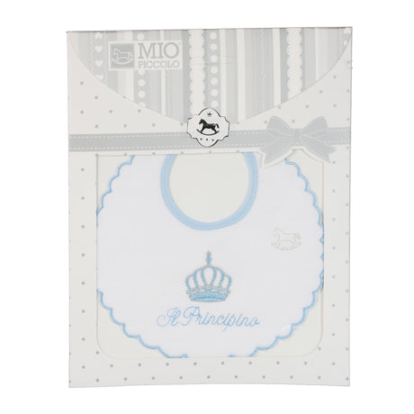 Baby-Lätzchen, bestickt mit der Aufschrift „My Little Royal Family“, aus reiner Baumwolle, in verschiedenen Farben