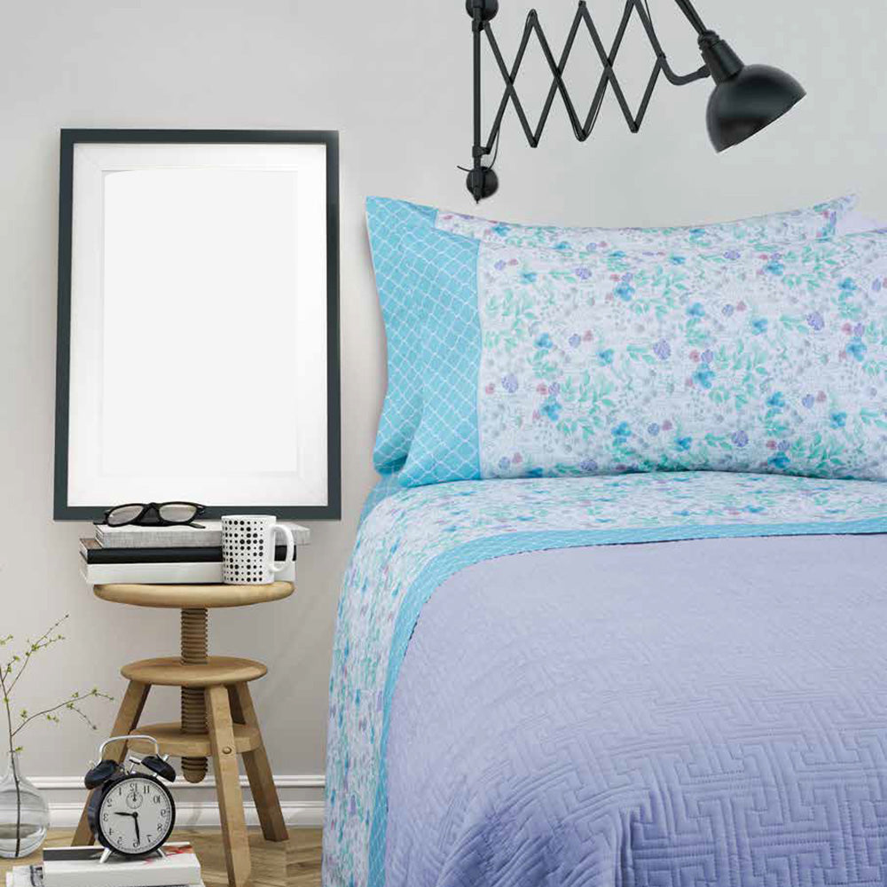 Maè Double Bed Set by Via Roma,60 Brezza Pure Cotton