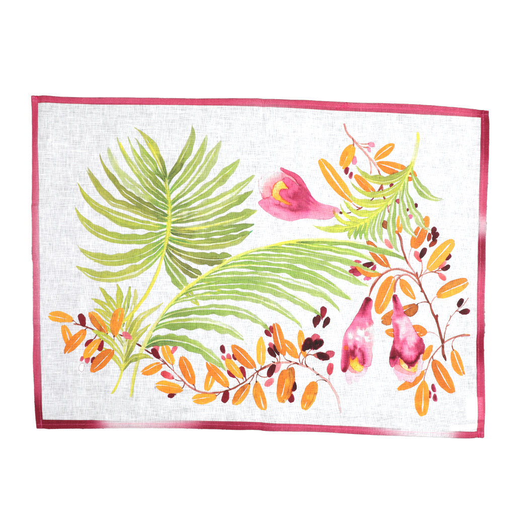 Canovaccio da Cucina Amaranta 50x70 cm Lino Stampato